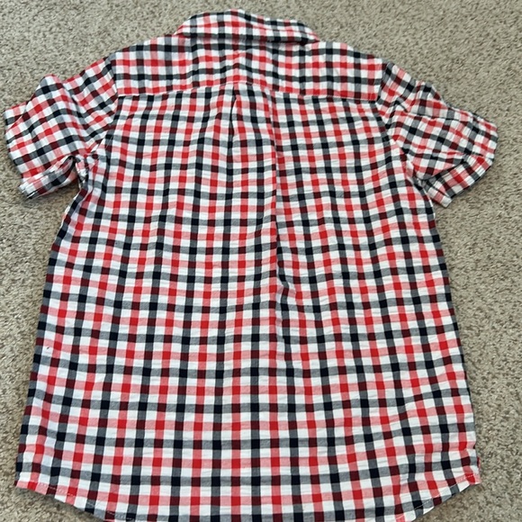 Janie & Jack Gingham Seersucker Shirt, 6 - Picture 7 of 7